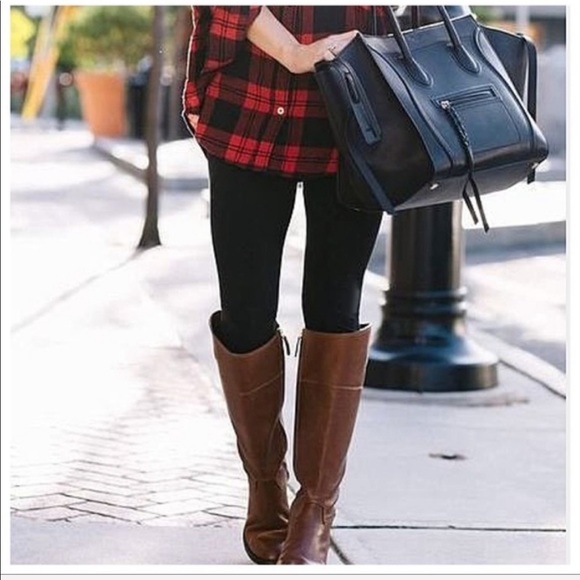 Black Brushed Knit Leggings - Picture 2 of 3